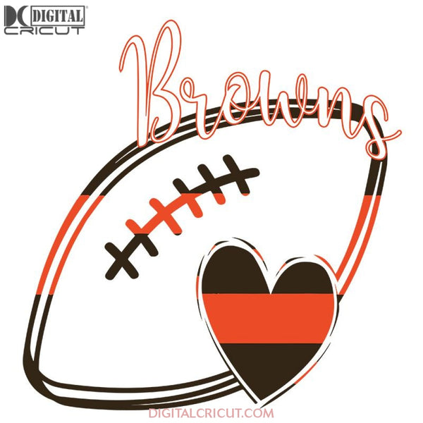 Cleveland Browns Svg, Cleveland Logo Svg, Love Browns Svg, Cricut File, Clipart, Football Svg, Skull Svg, NFL Svg, Sport Svg, Love Football Svg5