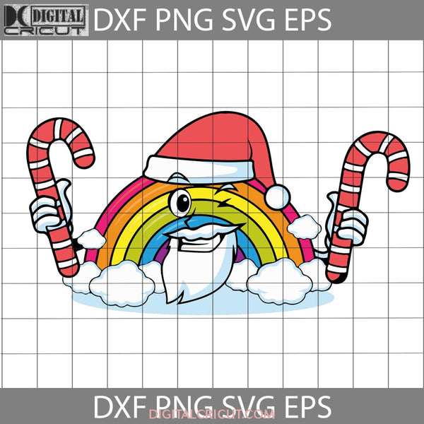 Cloud Lgbt Santa Svg Christmas Gift Cricut File Clipart Png Eps Dxf