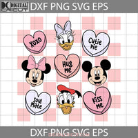 Conversation Hearts Svg Checkered Magical Heart Love Valentines Day Cricut File Clipart Png Eps Dxf