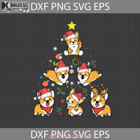 Corgi Christmas Tree Svg Love Dog Gift Cricut File Clipart Png Eps Dxf