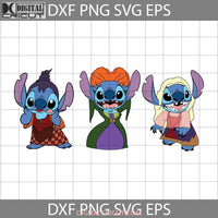 Stitch Inspired Hocus Pocus Svg Sanderson Sisters Svg Halloween Cricut File Clipart Png Eps Dxf