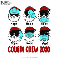 Cousin Crew Svg, Family Matching Christmas, Christmas Pajama Svg, Santa Svg, Cricut File, Clipart, Christmas Svg, Png, Eps, Dxf