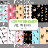 Cow Pattern Digital Papers Scrapbook Paper Background Wallpaper 12*12Inches -300Dpi