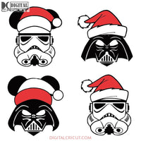 Darth Vader Svg, Storm Chopper Svg, Star Wars Svg, Cricut File, Clipart, Bundle, Christmas Svg, Star Wars Christmas Svg