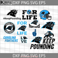 Carolina Panthers Svg Cricut File Clipart Bundle Love Football Love Sport Svg Nfl Png Eps Dxf