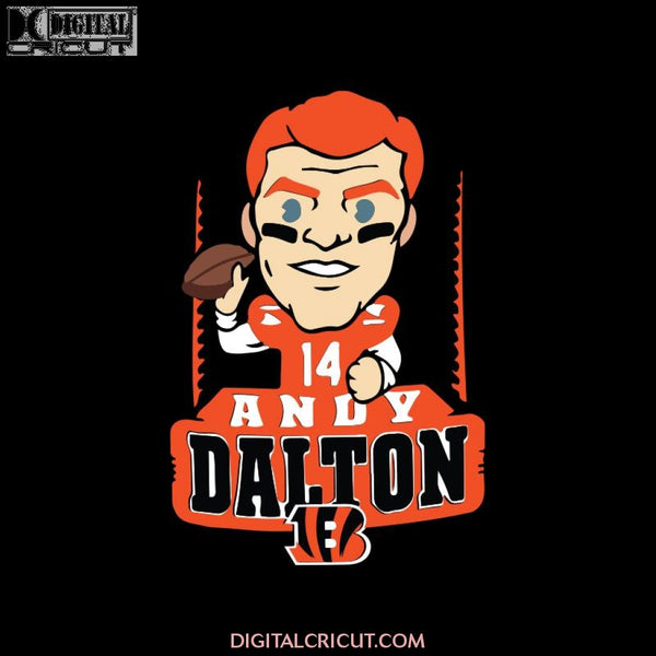 Cincinnati Bengals Svg, Andy Dalton Svg, Cricut File, Clipart, Football Svg, NFL Svg, Sport Svg, Love Football Svg, Png, Eps, Dxf