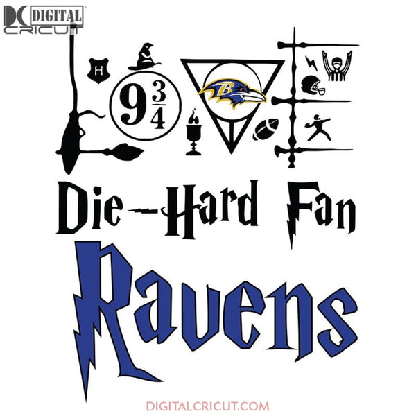 Baltimore Ravens Svg, Harry Potter Svg, Cricut File, Clipart, NFL Svg, Football Svg, Sport Svg, Love Football Svg, Png, Eps, Dxf