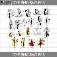 Cruella De Vil Svg Bundle Cartoon Svg Cricut File Clipart Png Eps Dxf