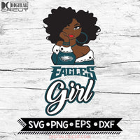 Philadelphia Eagles Girl Svg, NFL Svg, Cricut File, Svg, Football Svg, Black Woman Svg, BLM Svg