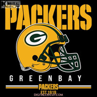 Packers Football Est 1919 Svg, Green Bay Packers Svg, Packers Quotes, Cricut Silhouette, Clipart, NFL Svg, Football Svg, Sport Svg