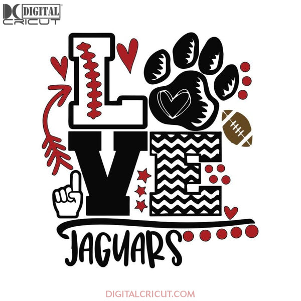 Logo Jaguars Svg, Football Jaguars Svg, NFL Svg, Cricut File, Clipart, Jacksonville Jaguars Svg, Football Svg, Sport Svg, Love Football Svg91