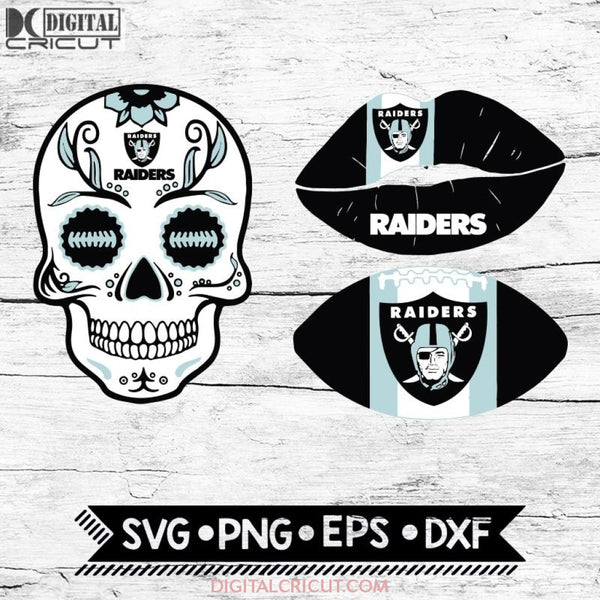 Las Vegas Raiders Svg, NFL Svg, Bundle, Svg, Cricut File, Football Svg, Skull Svg