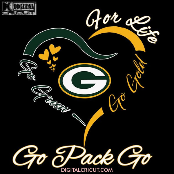 Green Bay Packers Svg, Green Bay Packers For Life Svg, Packers Love Svg, Cricut File, Clipart, Football Svg, Sport Svg, NFL Svg, Sport Svg