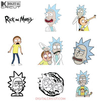 Rick And Morty Svg, Cricut File, Clipart, Bundle, Silhouette Cameo, Cartoon Svg, Funny Cartoon Svg, Png, Eps, Dxf2