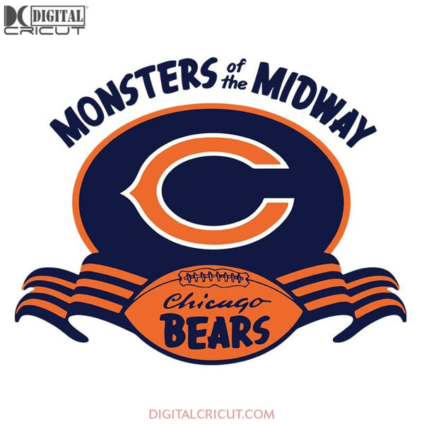 Chicago Bears Svg, Love Bears Svg, Football Go Bears Svg, NFL Svg, Cricut File, Clipart, Sport Svg, Football Svg, Love Sport Svg1