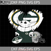 Baby Yoda Loves Green Bay Packers Svg Star Wars Svg Nfl Love Football Team Cricut File Clipart Png