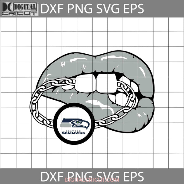 Seattle Seahawks Lips Svg Nfl Love Football Team Cricut File Clipart Sexy Png Eps Dxf