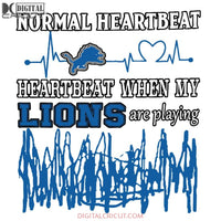 Lions Love Svg, Football Lions Heartbeat Svg, Love Lions Svg, NFL Svg, Cricut File, Clipart, Detroit Lions Svg, Football Svg, Sport Svg, Love Football Svg