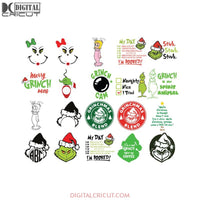 Grinch svg, Christmas Svg, Cricut, Bundle, Dr.seuss Svg, Merry Christmas Svg, Grinches Svg, Grinch clip art, Silhouette