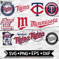 Minnesota Twins Svg Sport Bundle Mlb Baseball