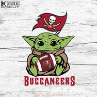Baby Yoda Star Wars, Tampa Bay Buccaneers Svg, NFL Svg, Football Svg, Cricut File, Svg