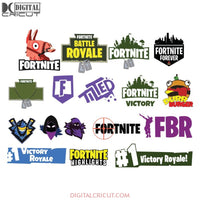 Fortnight Svg, Battle Royale Svg, Fortnight Font Svg, Fortnight Game, Bundle, Cricut File