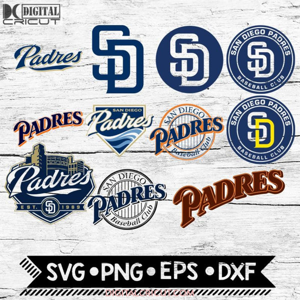 San Diego Padres Clipart Png Mlb Baseball Ai Svg Eps Dxf