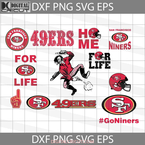 San Francisco 49Ers Svg Cricut File Clipart Love Football Sport Svg Nfl Png Eps Dxf