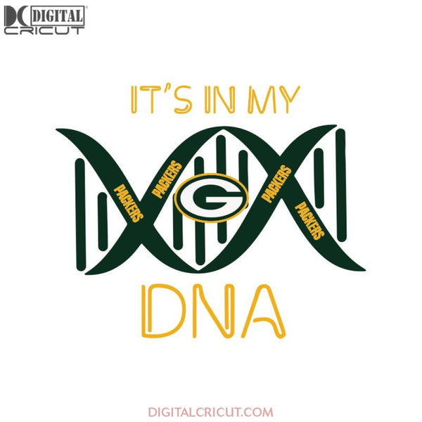 Packers it is in my DNA svg, Green Bay Packers Svg, Packers Quotes, Cricut Silhouette, Clipart, NFL Svg, Football Svg, Sport Svg 3