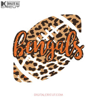 Cincinnati Bengals Heart Svg, Leopaid Svg, Cricut File, Clipart, Football Svg, NFL Svg, Sport Svg, Love Football Svg, Love Bengals