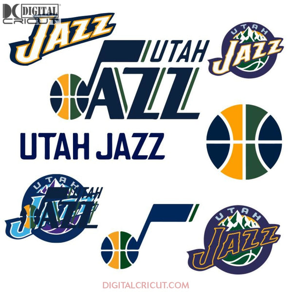Utah Jazz Clipart Png Nba Svg Basketball