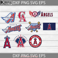 Los Angeles Angels Svg Love Baseball Mom Sport Team Bundle Mlb Clipart Cricut File Svg Png Eps Dxf