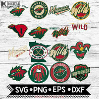 Minnesota Wild Svg Logo Nhl Bundle