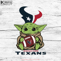 Baby Yoda Star Wars, Houston Texans Svg, NFL Svg, Football Svg, Cricut File, Svg