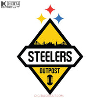 Pittsburgh Steelers Svg, Outpost Svg, Cricut File, Clipart, NFL Svg, Football Svg, Sport Svg, Love Football Svg