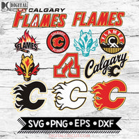 Calgary Flames Svg Logo Nhl Bundle