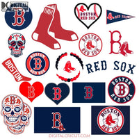 Boston Redsox Svg Bundle Sport Mlb Baseball
