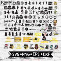 Star Wars Svg Bundle Baby Yoda Sticker Mug Starwars