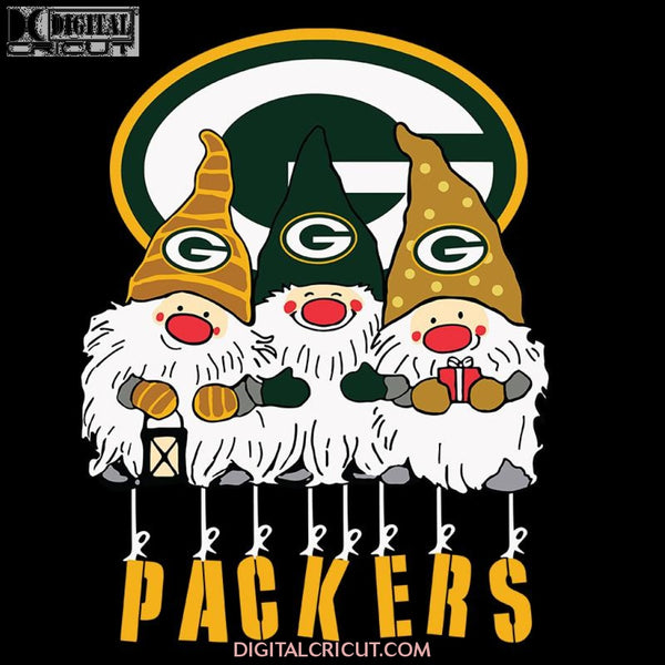 Packers Gnome Football Svg, Green Bay Packers Svg, Packers Quotes, Cricut Silhouette, Clipart, NFL Svg, Football Svg, Sport Svg