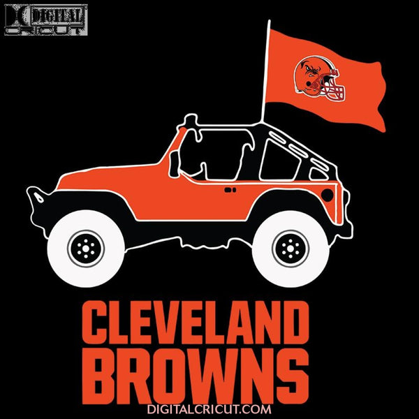 Cleveland Browns Svg, Jeep Svg, Cricut File, Clipart, Football Svg, Sport Svg, Love Sport Svg, Love Football Svg, NFL Svg, Png, Eps, Dxf