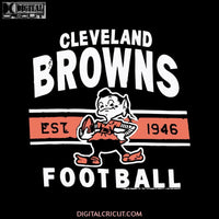 Cleveland Browns Svg, Football Browns Svg, Love Browns Svg, Cricut File, Clipart, Football Svg, Skull Svg, NFL Svg, Sport Svg, Love Football Svg