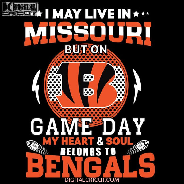 Cincinnati Bengals Svg, Game Day Svg, Cricut File, Clipart, NFL Svg, Football Svg, Sport Svg, Love Football Svg, Png, Eps, Dxf