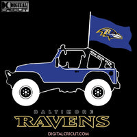 Baltimore Ravens Svg, Jeep Svg, Cricut File, Clipart, Football Svg, Sport Svg, Love Sport Svg, Love Football Svg, NFL Svg, Png, Eps, Dxf