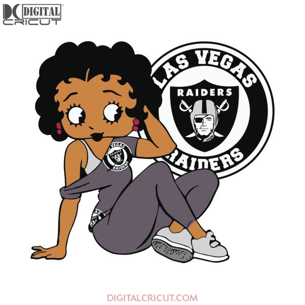 Las Vegas Raiders, Betty Boobs Svg,Las Vegas Raiders Svg, Black girl Svg, Black girl magic Svg, NFL Svg