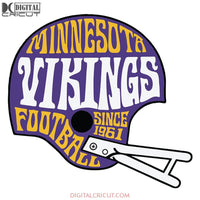 Minnesota Vikings Svg, Vikings Football Since 1961 Svg, NFL Svg, Cricut File, Clipart, Leopard Svg, Sport Svg, Football Svg