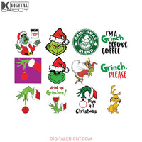 Grinch svg, Christmas Svg, Cricut, Bundle, Dr.seuss Svg, Merry Christmas Svg, Grinches Svg, Grinch clip art 1