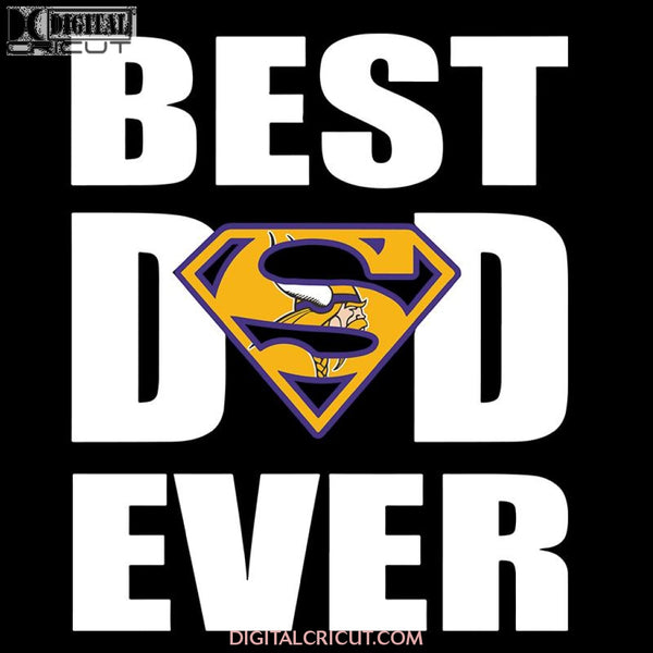 Minnesota Vikings Best Dad Ever Svg, Minnesota Vikings Svg, NFL Svg, Cricut File, Clipart, Leopard Svg, Sport Svg, Football Svg