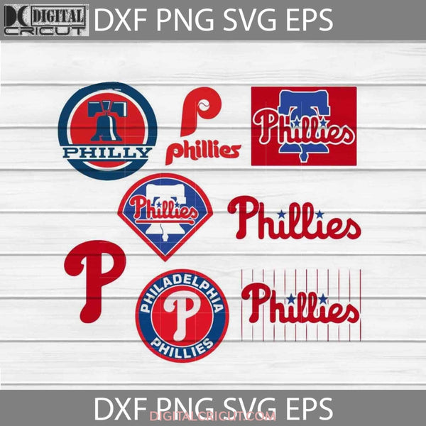 Philadelphia Phillies Svg Love Baseball Mom Sport Team Bundle Mlb Clipart Cricut File Svg Png Eps