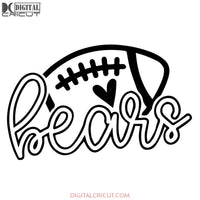 Chicago Bears Svg, Love Bears Svg, Football Logo Bears Svg, NFL Svg, Cricut File, Clipart, Sport Svg, Football Svg, Love Sport Svg4