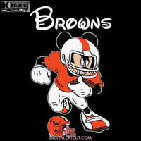 Cleveland Browns Svg, Cricut File, Clipart, NFL Svg, Football Svg, Love Football Svg, Football Mom Svg, Silhouette, Mickey Svg, Png, Eps, Dxf